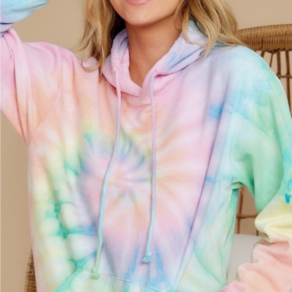Women's Tie-Dye Hoodie Sweater